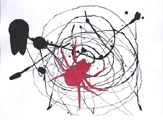 Jackson Pollock Spider Web